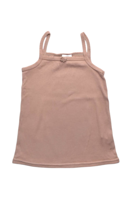 A Beige Sleeveless Tops from Jamie Kay in size 6T for girl. (Front View)