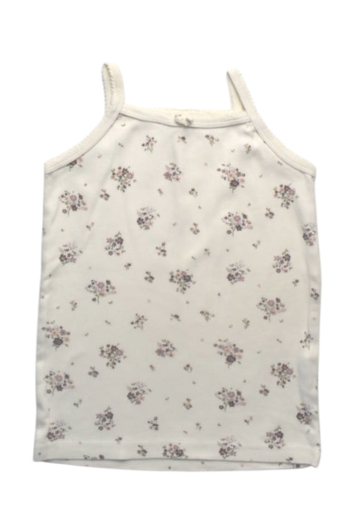 A Ivory Sleeveless Tops from Jamie Kay in size 6T for girl. (Front View)