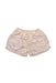 A Beige Shorts from Jamie Kay in size 7Y for girl. (Front View)