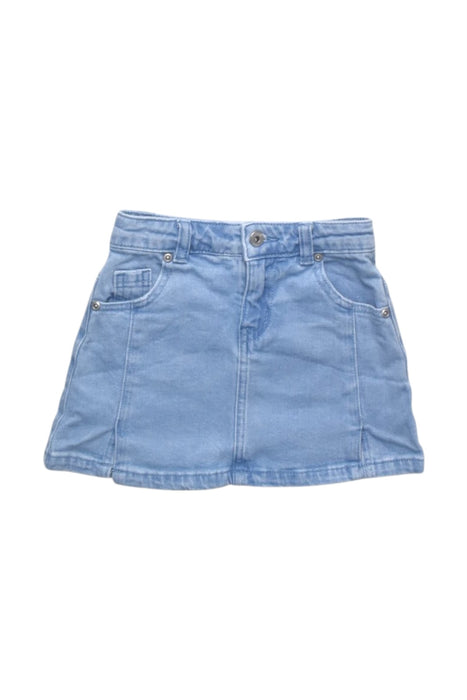A Blue Short Skirts from Seed in size 5T for girl. (Front View)