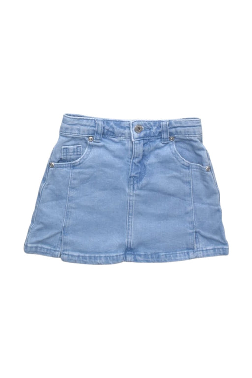 A Blue Short Skirts from Seed in size 5T for girl. (Front View)