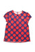 A Red Short Sleeve Tops from PONEY in size 11Y for girl. (Front View)