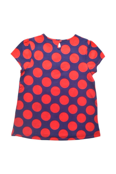 A Red Short Sleeve Tops from PONEY in size 11Y for girl. (Back View)