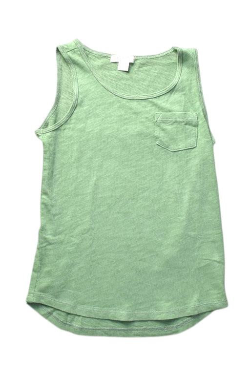 A Green Sleeveless Tops from Crewcuts in size 4T for girl. (Front View)