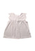 A Ivory Sleeveless Dresses from Bella Bliss in size 6T for girl. (Back View)