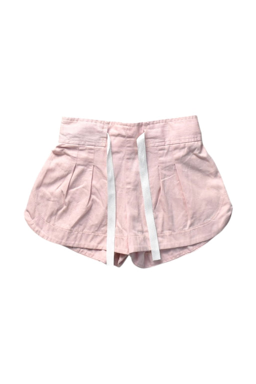 A Pink Shorts from Bella Bliss in size 6T for girl. (Front View)