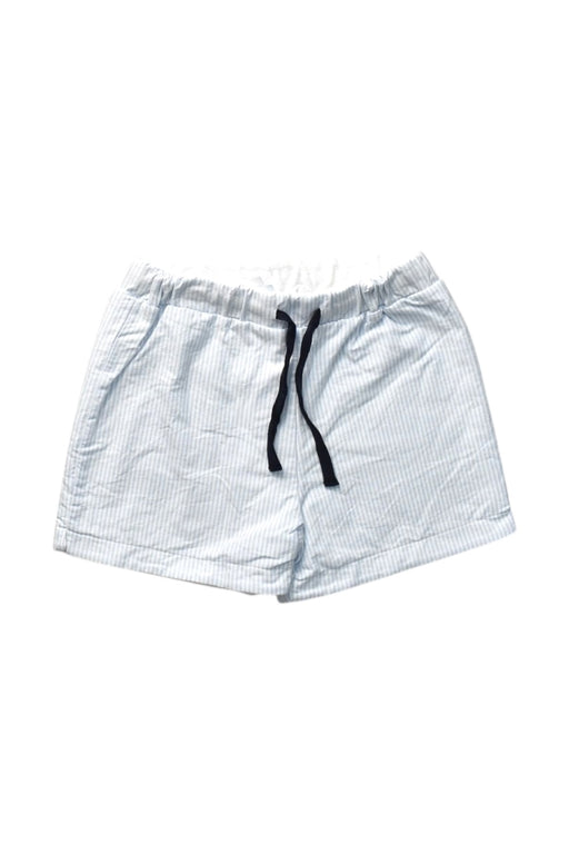 A White Shorts from Bella Bliss in size 5T for girl. (Front View)
