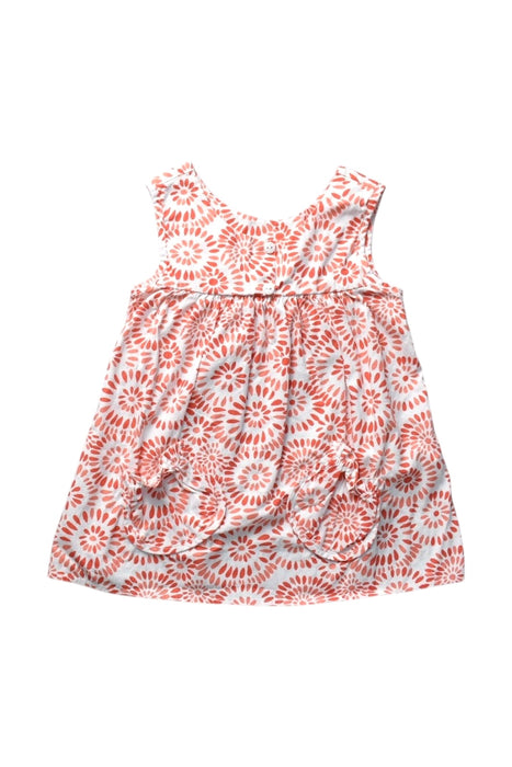 A Red Sleeveless Dresses from Bella Bliss in size 4T for girl. (Front View)