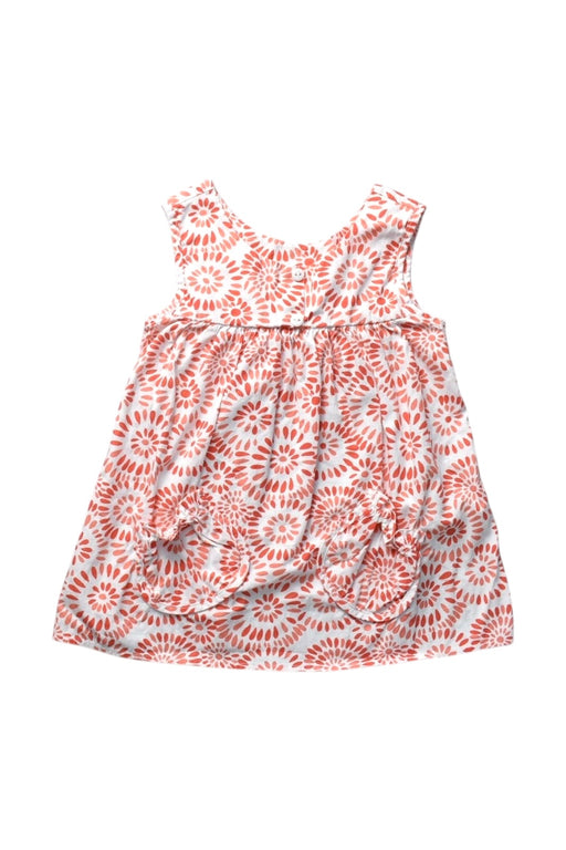 A Red Sleeveless Dresses from Bella Bliss in size 4T for girl. (Front View)