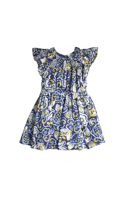 A Multicolour Short Sleeve Dresses from Crewcuts in size 5T for girl. (Front View)