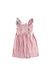 A Red Sleeveless Dresses from Bella Bliss in size 5T for girl. (Front View)