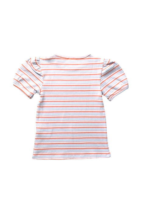 A Multicolour Short Sleeve Tops from Seed in size 5T for girl. (Back View)