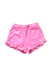 A Pink Shorts from Crewcuts in size 5T for girl. (Front View)