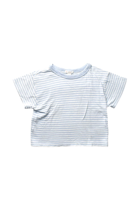 A Blue Short Sleeve T Shirts from Crewcuts in size 4T for girl. (Front View)