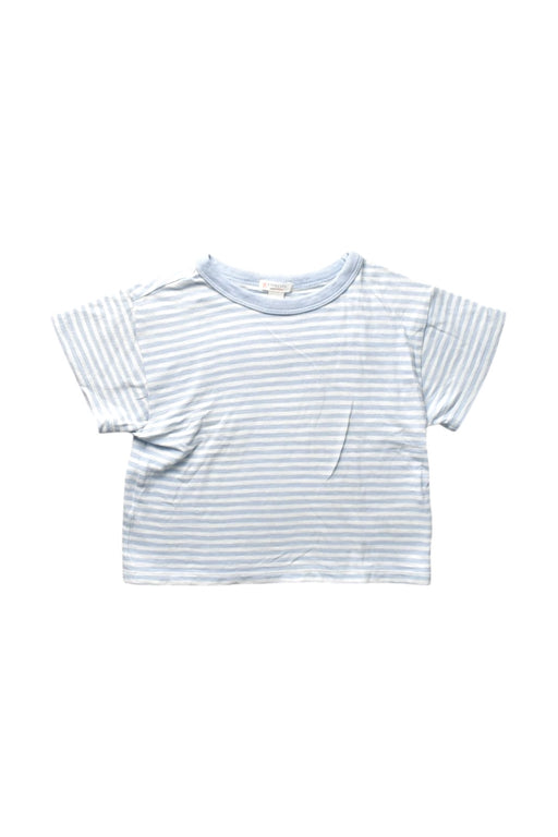 A Blue Short Sleeve T Shirts from Crewcuts in size 4T for girl. (Front View)
