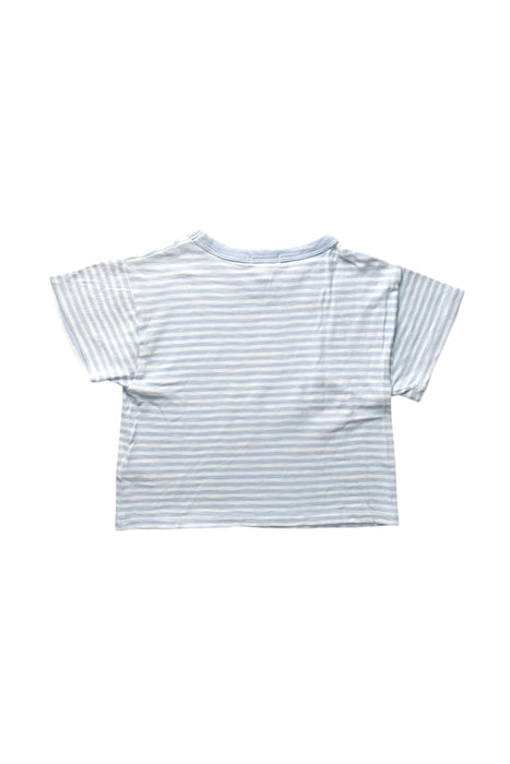 A Blue Short Sleeve T Shirts from Crewcuts in size 4T for girl. (Back View)