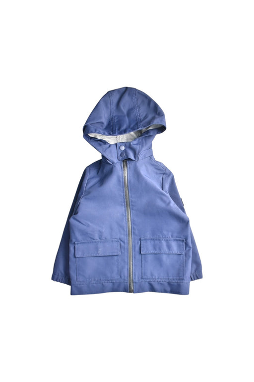 A Blue Rain Jackets from Jacadi in size 4T for boy. (Front View)