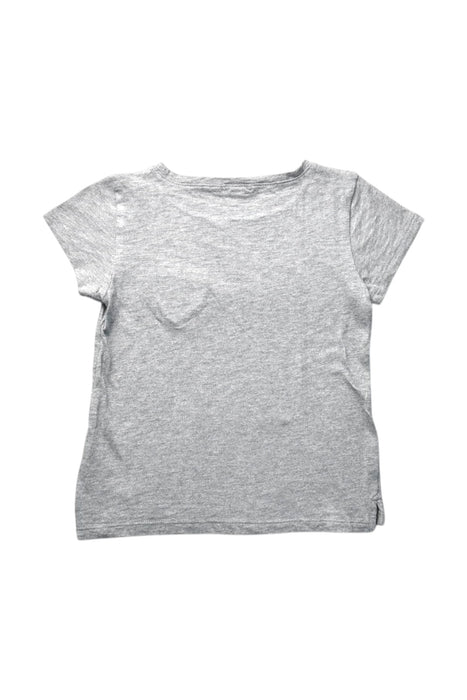 A Grey Short Sleeve T Shirts from Crewcuts in size 4T for girl. (Back View)