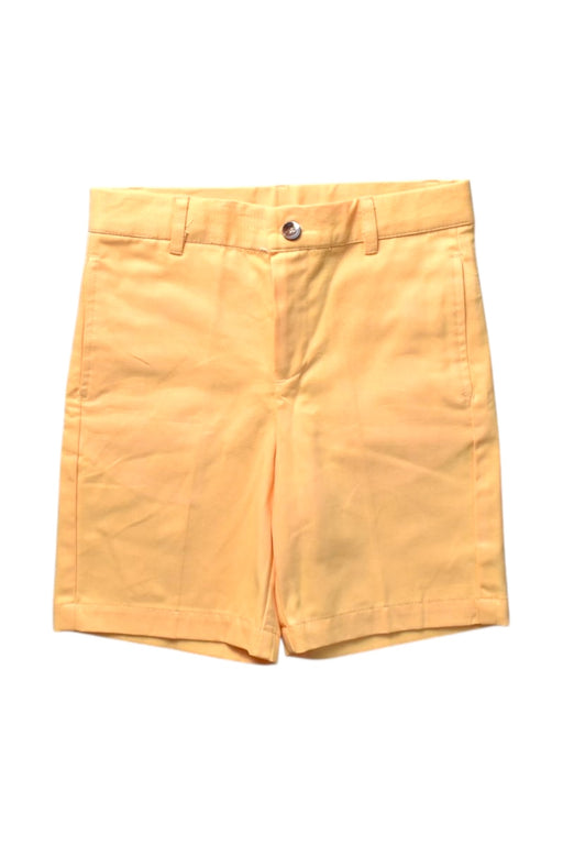 A Yellow Shorts from Bella Bliss in size 7Y for boy. (Front View)