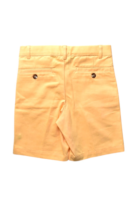A Yellow Shorts from Bella Bliss in size 7Y for boy. (Back View)