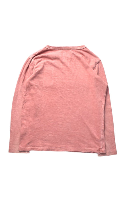 A Pink Long Sleeve T Shirts from Crewcuts in size 6T for boy. (Back View)
