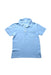 A Blue Short Sleeve Polos from Crewcuts in size 6T for girl. (Front View)