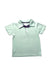 A Green Short Sleeve Polos from Bella Bliss in size 7Y for boy. (Front View)