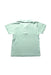 A Green Short Sleeve Polos from Bella Bliss in size 7Y for boy. (Back View)