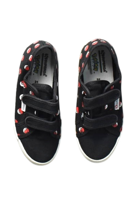 A Black Sneakers from Superga in size 6T for boy. (Back View)