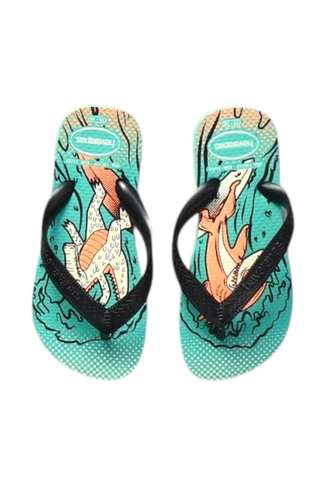 A Multicolour Flip Flops from Havaianas in size 6T for boy. (Back View)