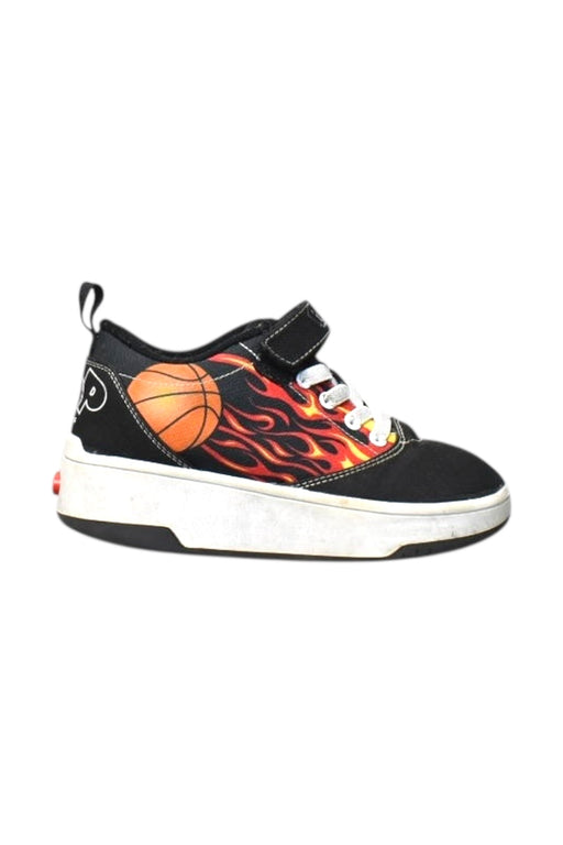 A Black Sneakers from Heelys in size 7Y for boy. (Front View)