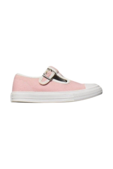 A Pink Sneakers from Shrimp & Grits Kids in size 5T for girl. (Front View)