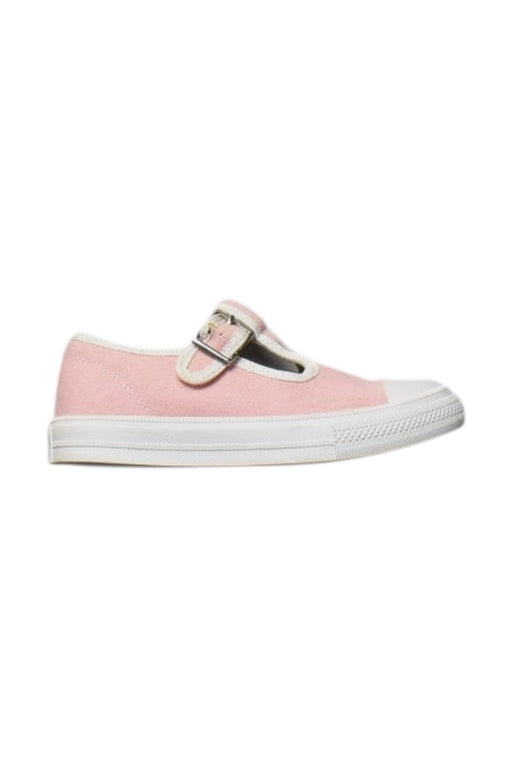 A Pink Sneakers from Shrimp & Grits Kids in size 5T for girl. (Front View)