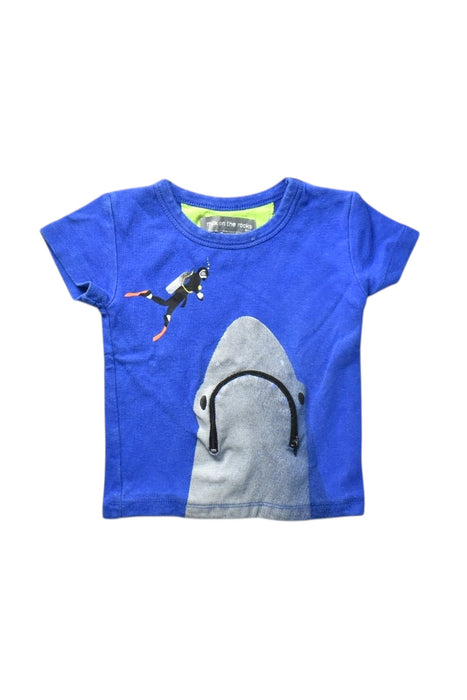 A Blue Short Sleeve T Shirts from Milk on the Rocks in size 2T for boy. (Front View)