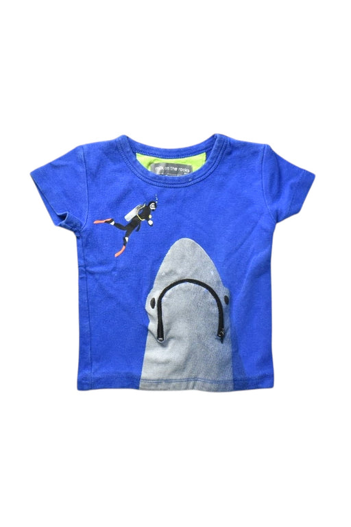 A Blue Short Sleeve T Shirts from Milk on the Rocks in size 2T for boy. (Front View)