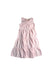 A Pink Sleeveless Dresses from Hope & Henry in size 4T for girl. (Front View)