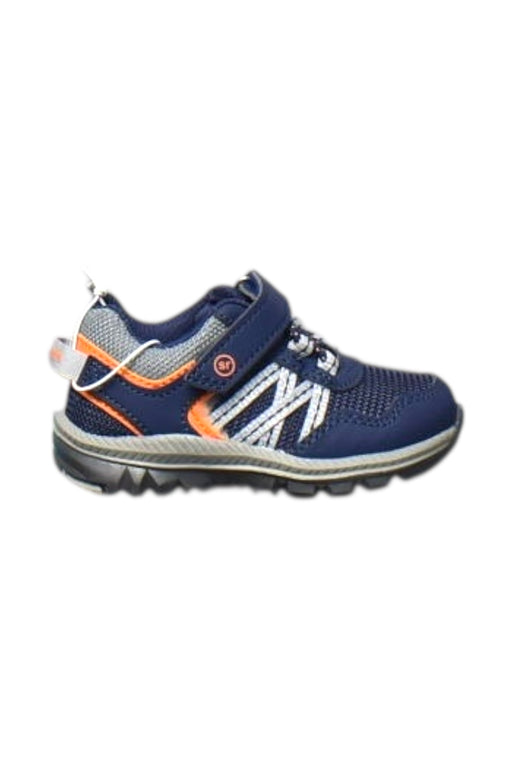A Navy Sneakers from Stride Rite in size 12-18M for boy. (Front View)