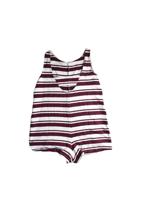 A Burgundy Sleeveless Rompers from Bae in size Maternity-M for maternity. (Back View)
