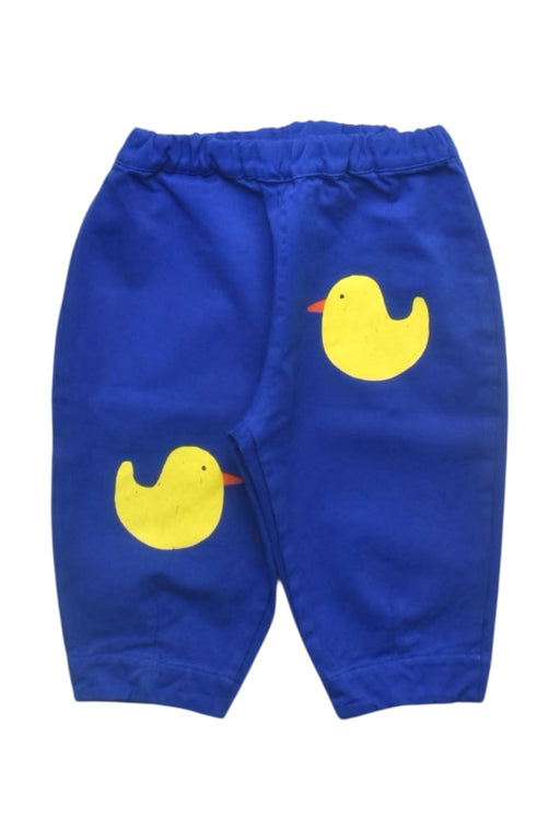 A Blue Casual Pants from Bobo Choses in size 6-12M for boy. (Front View)