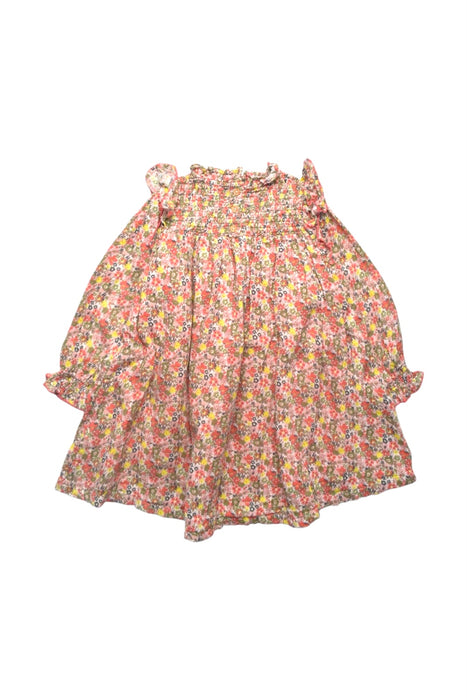 A Multicolour Long Sleeve Dresses from Bonton in size 3T for girl. (Back View)