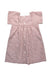 A Pink Short Sleeve Dresses from Bonpoint in size 3T for girl. (Back View)