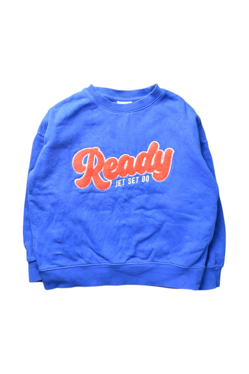 A Blue Crewneck Sweatshirts from Seed in size 6T for boy. (Front View)