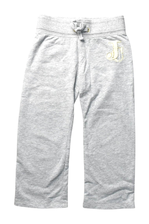A Grey Sweatpants from Juicy Couture in size 4T for girl. (Front View)