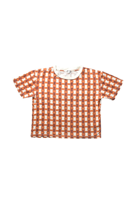 A Orange Short Sleeve T Shirts from BEAMS in size 6T for girl. (Front View)