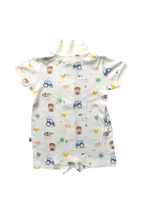 A Multicolour Short Sleeve Rompers from Magnetic Me in size 6-12M for boy. (Back View)