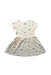 A Ivory Short Sleeve Dresses from Petit Bateau in size 4T for girl. (Front View)