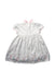 A White Short Sleeve Dresses from Peter Rabbit in size 3T for girl. (Back View)