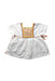 A White Short Sleeve Dresses from Chateau de Sable in size 18-24M for girl. (Front View)