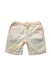 A Ivory Shorts from Chateau de Sable in size 6T for boy. (Front View)