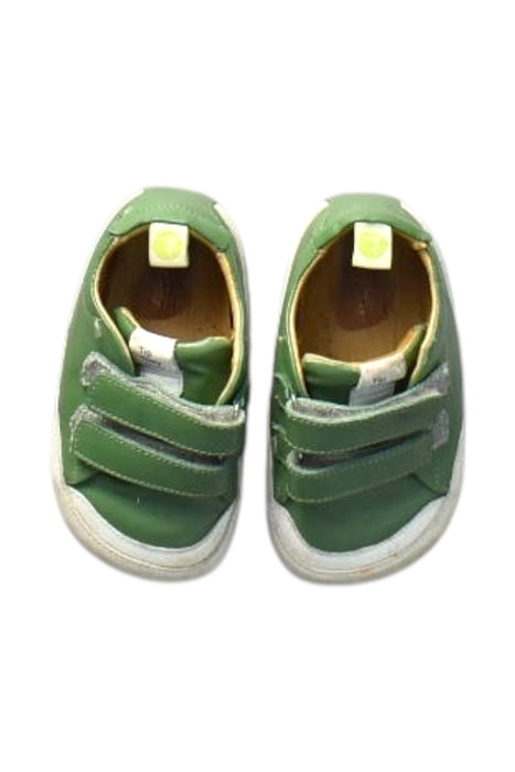 A Green Sneakers from Tip Toey Joey in size 12-18M for boy. (Back View)